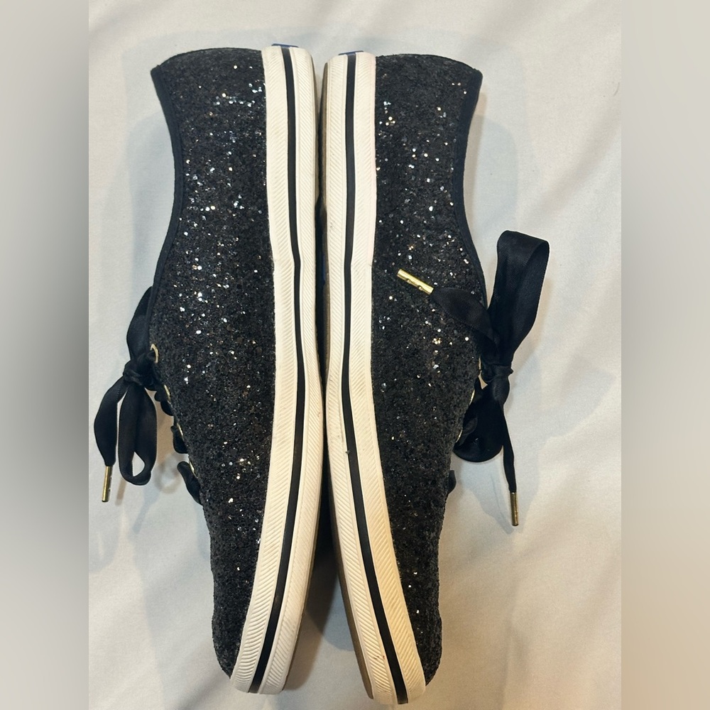 Keds x Kate Spade New York Women’s Glitter Sneakers in Black - Picture 8 of 11